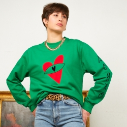 Sweat Vert Sogno FEMME Faubourg 54 Sweat Vert Sogno FEMME Faubourg 54