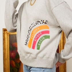 Sweat Gris Rainbow FEMME Faubourg 54 Sweat Gris Rainbow FEMME Faubourg 54