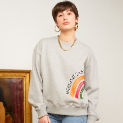 Sweat Gris Rainbow FEMME Faubourg 54 Sweat Gris Rainbow FEMME Faubourg 54