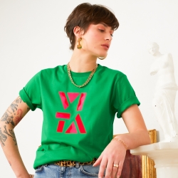 T-shirt vert Vitamina Faubourg 54