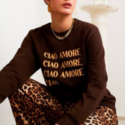 Sweat Marron Dalida by TrendyEmma FAUBOURG 54 FEMME Sweat Marron Dalida by TrendyEmma FAUBOURG 54 FEMME
