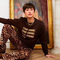 Sweat Marron Dalida by TrendyEmma FAUBOURG 54 FEMME Sweat Marron Dalida by TrendyEmma FAUBOURG 54 FEMME