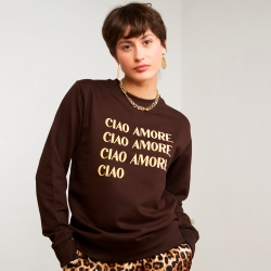 Sweat Marron Dalida by TrendyEmma FAUBOURG 54 FEMME Sweat Marron Dalida by TrendyEmma FAUBOURG 54 FEMME