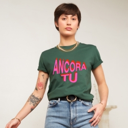 T-shirt Vert Forêt Ancora Tu Faubourg 54 FEMME