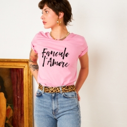 Pink T-shirt Fanculo l'Amore