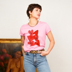 T-shirt Rose Love Faubourg 54 FEMME
