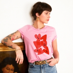 T-shirt Rose Love Faubourg 54 FEMME