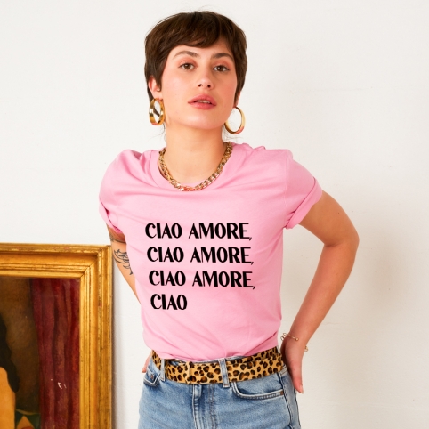 T-shirt Rose Dalida collection L'ALFABETO DELL'AMORE