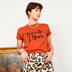 Rust-Brown T-shirt Fanculo l'Amore