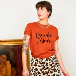 T-shirt Rouille Fanculo l'Amore Faubourg 54 FEMME