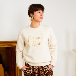 Sweat Crème Fanculo L'Amore Faubourg 54 FEMME Sweat Crème Fanculo L'Amore Faubourg 54 FEMME