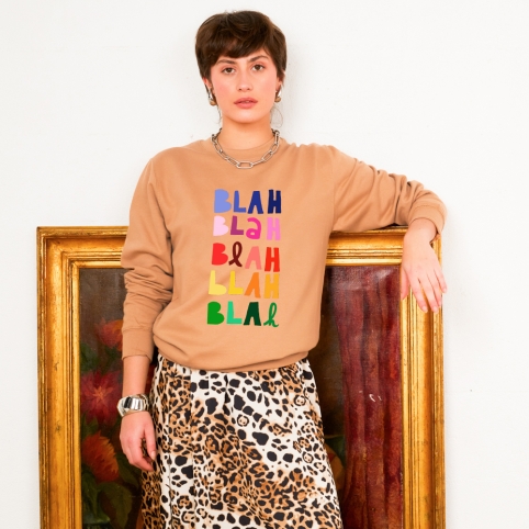 Sweat Nude BlahBlah collection L'ALFABETO DELL'AMORE