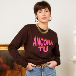 Sweat Marron Ancora Tu FEMME Faubourg 54