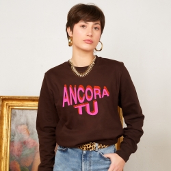 Sweat Marron Ancora Tu FEMME Faubourg 54