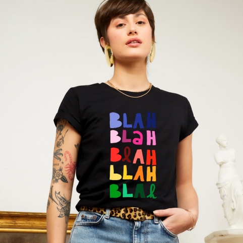 T-Shirt Blah Blah collection L'ALFABETO DELL'AMORE