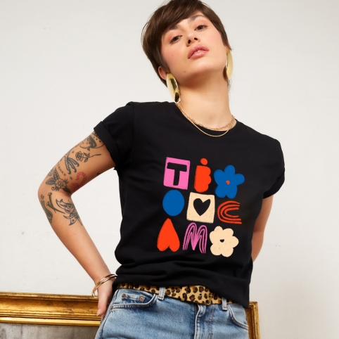 T-Shirt Ti Amo collection L'ALFABETO DELL'AMORE