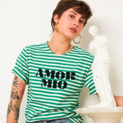 Green Sailor T-shirt Amor Mio