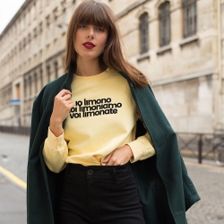 Sweat Jaune Limono Faubourg 54 FEMME Sweat Jaune Limono Faubourg 54 FEMME