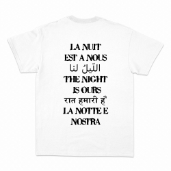 T-shirt homme la nuit est à nous Faubourg 54