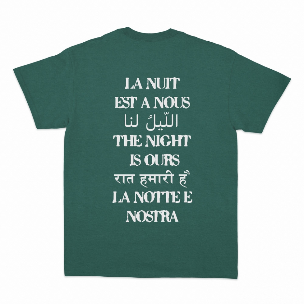 T-shirt homme la nuit est à nous Faubourg 54