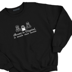 Sweat Avant le Digital FAUBOURG 54 HOMME Sweat Avant le Digital FAUBOURG 54 HOMME