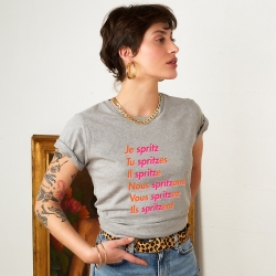 T-shirt Gris Spritzer