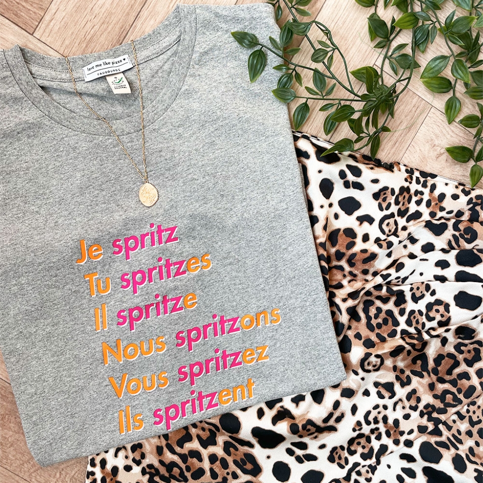 Grey T-shirt Spritzer