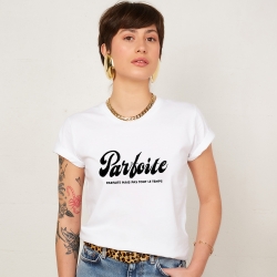 T-shirt blanc Parfoite Femme Faubourg 54 T-shirt blanc Parfoite Femme Faubourg 54
