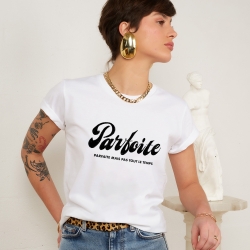 T-shirt blanc Parfoite Femme Faubourg 54