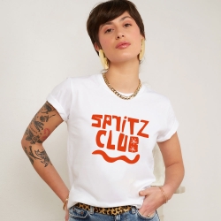T-shirt Blanc Spritz Club FEMME FAUBOURG54 T-shirt Blanc Spritz Club FEMME FAUBOURG54