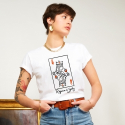 T-shirt Blanc Regina Spritz FEMME FAUBOURG54 T-shirt Blanc Regina Spritz FEMME FAUBOURG54