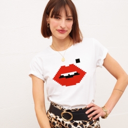 T-shirt Bouche Cindy Pixel Faubourg 54