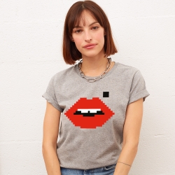 T-shirt Bouche Cindy Pixel