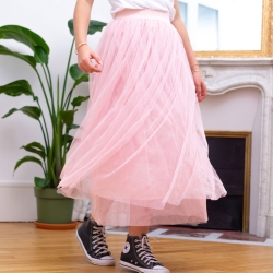 Jupe longue en tulle