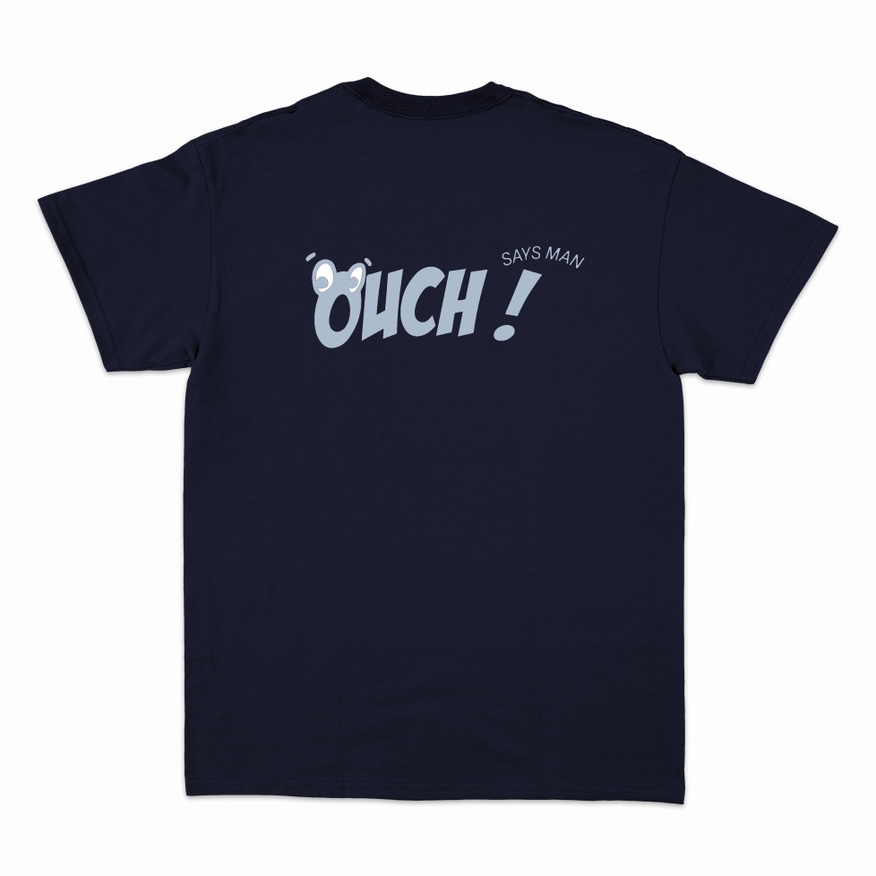 T-shirt Noir Ouch Bang collection Spaghetti Western Faubourg 54 HOMME