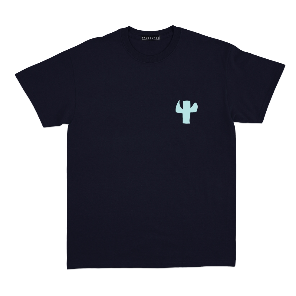 T-Shirt Cactus navy faubourg 54 homme