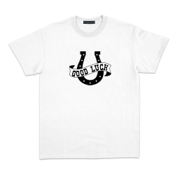 T-Shirt Good Luck blanc Faubourg 54 homme