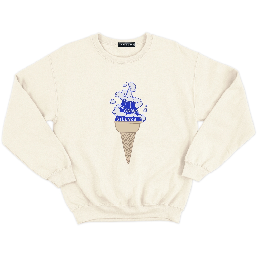 Sweat Le Grand Silence Faubourg 54 HOMME Spaghetti Western crème