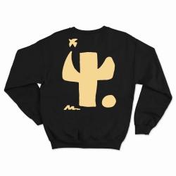 Sweat Cactus Faubourg 54 homme Spaghetti Western noir