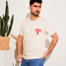 T-Shirt Cactus blanc faubourg 54 homme