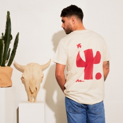 T-Shirt Cactus blanc faubourg 54 homme