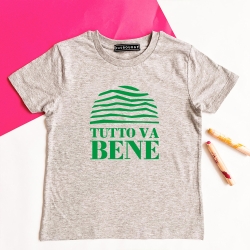 T-Shirt Gris Tutto Va Bene Enfant