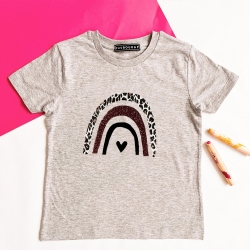 T-Shirt Gris Arcobaleno Enfant