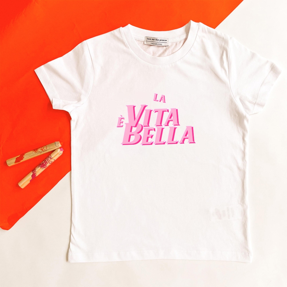 T-Shirt La Vita e Bella Enfant