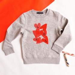 Sweat Gris Love Enfant