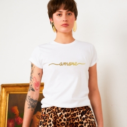 T-shirt blanc Arianna Faubourg54 amore