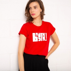 T-shirt Rouge Basta T-shirt Rouge Basta
