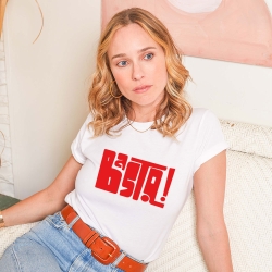 T-shirt Blanc Basta