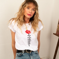 T-shirt Blanc Rosa - Faubourg54 T-shirt Blanc Rosa - Faubourg54