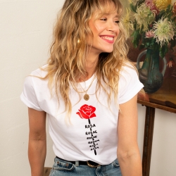 T-shirt Blanc Rosa - Faubourg54 T-shirt Blanc Rosa - Faubourg54